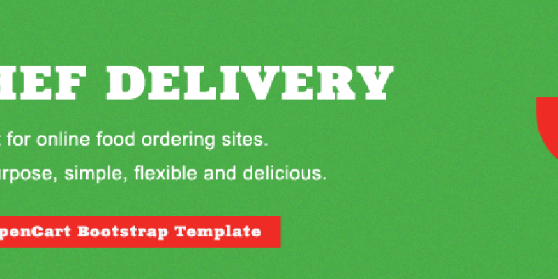 Chef Delivery – OpenCart Universal Template