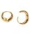 Gold Plated Brass Round Earring For Women And Girl Stylish