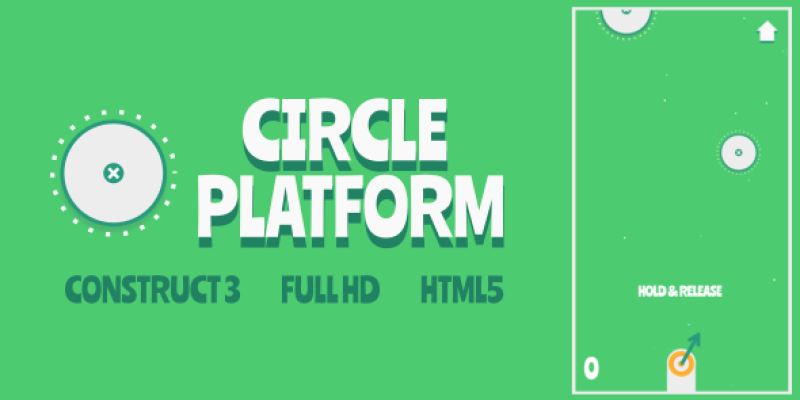 Circle Platform – HTML5 Game (Construct3)