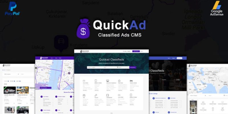 Classified Ads CMS PHP Script – Quickad Classified