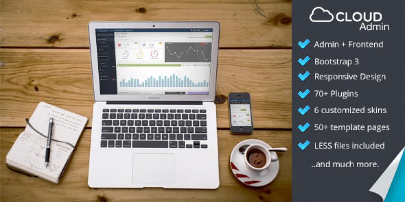 Cloud Admin – Bootstrap Responsive Dashboard