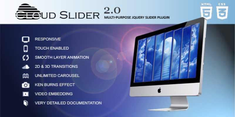 Cloud Slider – Responsive jQuery Slider Plugin