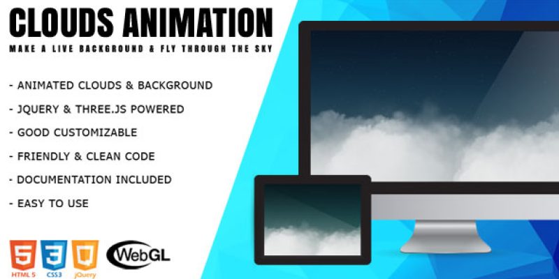 Clouds – jQuery 3D Animation