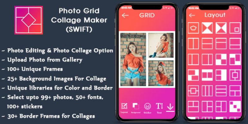 Collage Maker for IOS – Photo Editor (SWIFT)