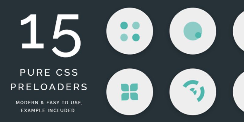 Collection of 15 Pure CSS Page Preloaders