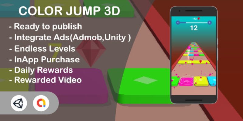 Color Jump 3d (Unity Template)