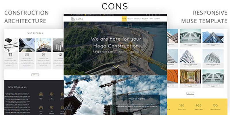 Cons_Construction & Architecture Muse Template