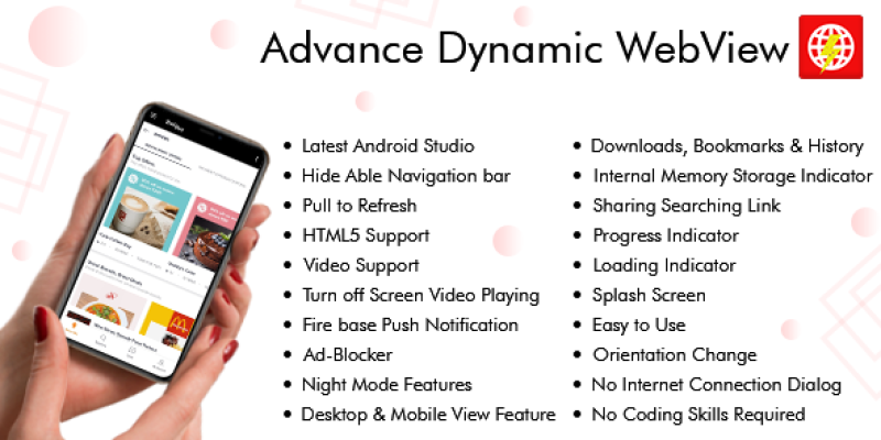 Convert Dynamic Website into Android App & Web Dashboard
