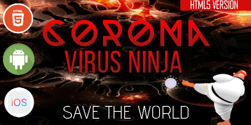 CoronaVirus Ninja – HTML5 Game – HTML5 Website