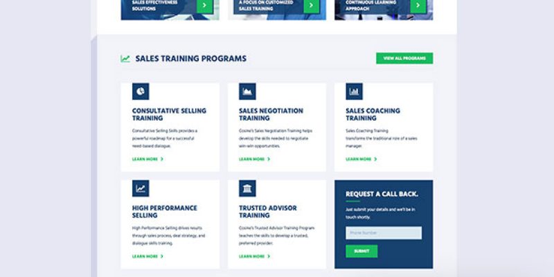 Cosine – Training, Coaching & Business HTML Template