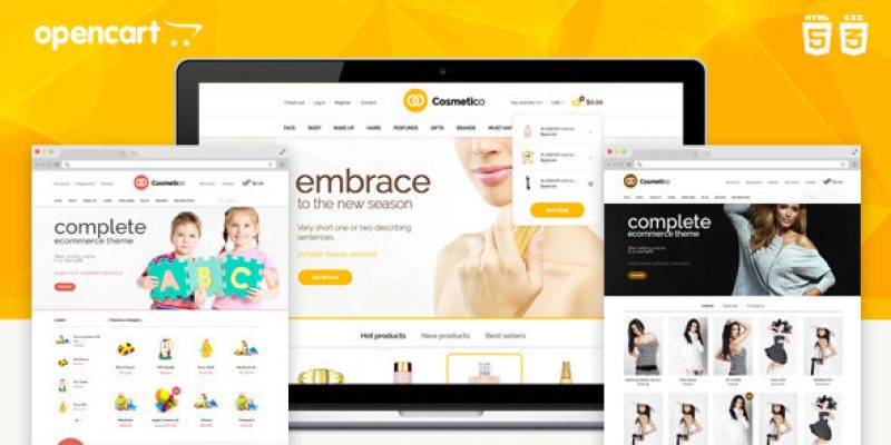 Cosmetico – Responsive OpenCart Template