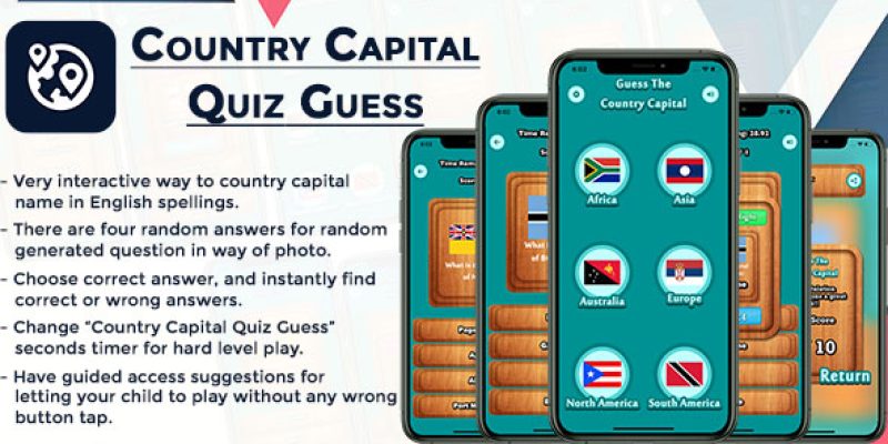 Country Capital Quiz Guess IOS (Swift)