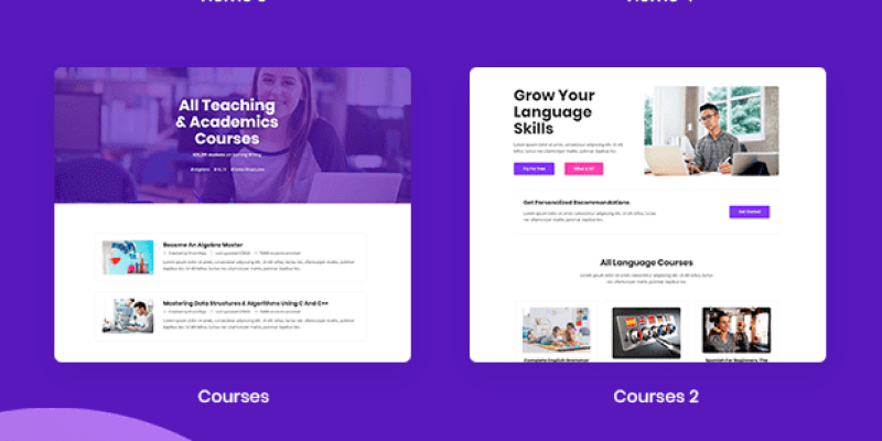 Courso – Online University & Courses Elementor Template Kit