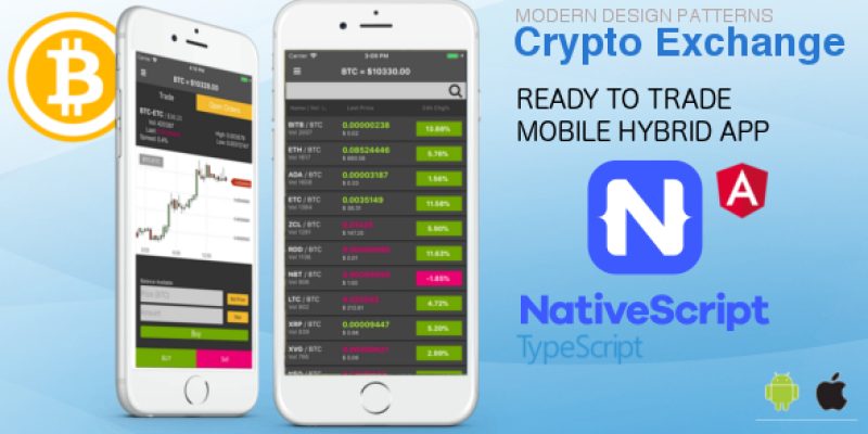 Crypto Exchange Mobile Hybrid App – Traders App