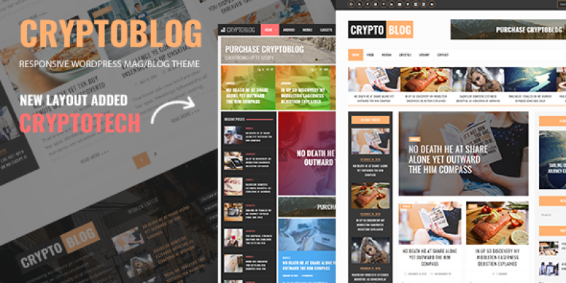 Cryptoblog – Responsive Mag/Blog WordPress Theme