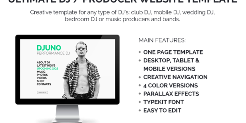 DJuno – Ultimate DJ / Producer Muse Template