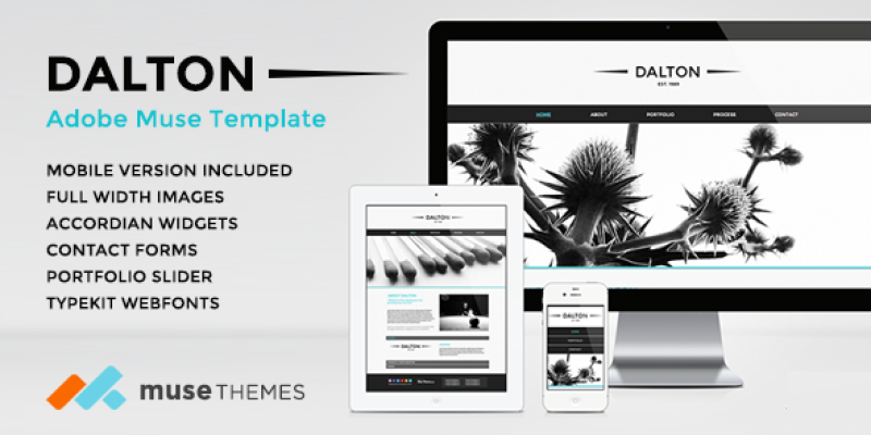 Dalton | Premium Adobe Muse Template