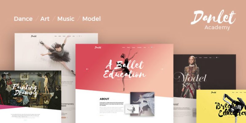 Danlet Academy WordPress Theme – Art Education