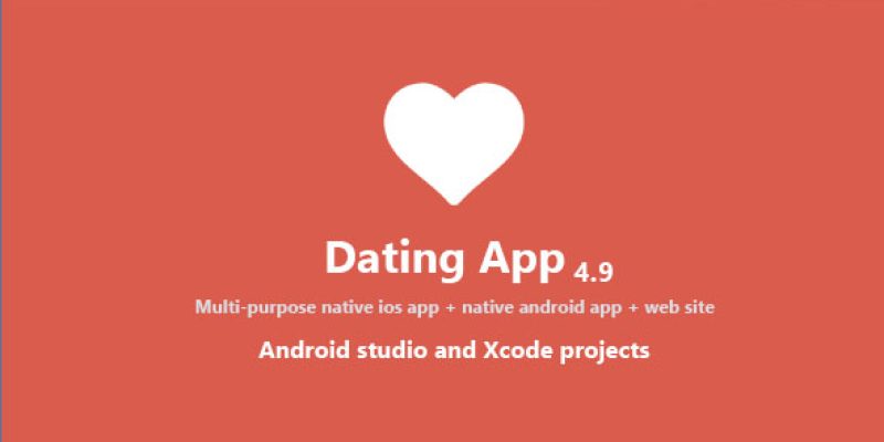 Dating App – web version, iOS and Android apps