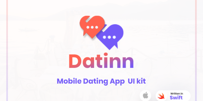Datinn – iOS Dating App UI Design Template Kit