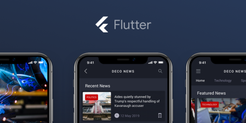 Deco News – Flutter Mobile App for WordPress