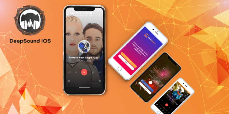 DeepSound IOS- Mobile Sound & Music Sharing Platform Mobile IOS Application