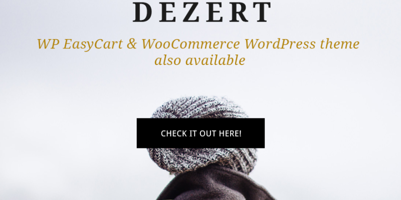 Dezert BigCommerce Shopping Theme