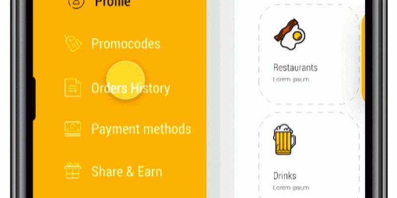 Dobule – Food Delivery UI Kit for Mobile App