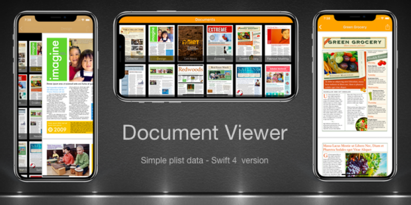 Document Viewer App Swift 4