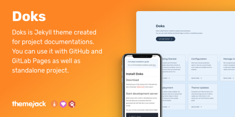 Doks — Jekyll Theme for Project Documentation