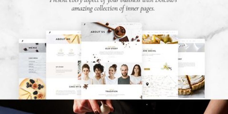 Dolcino – Pastry and Cake Shop Theme