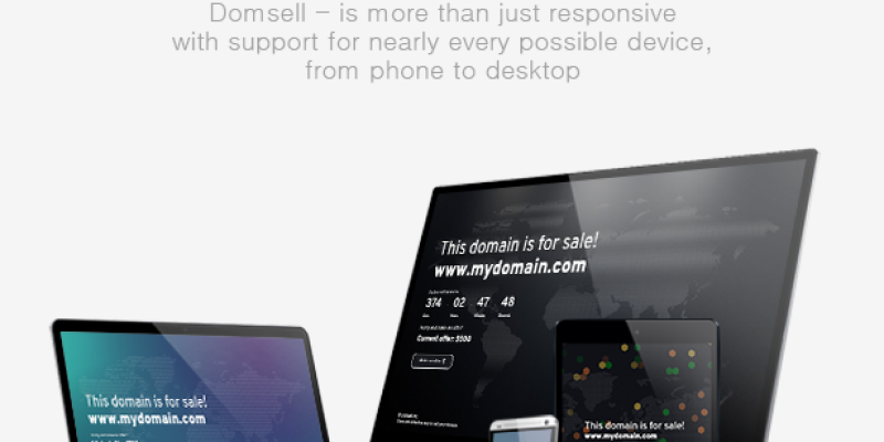 Domsell – Domain For Sale Template