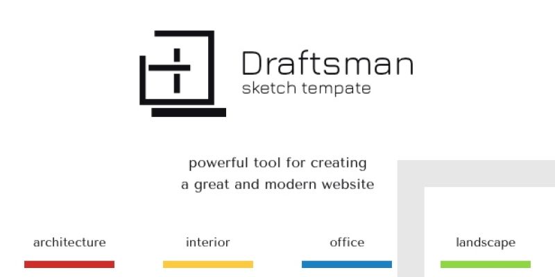 Draftsman – Architecture and Interior Sketch Template