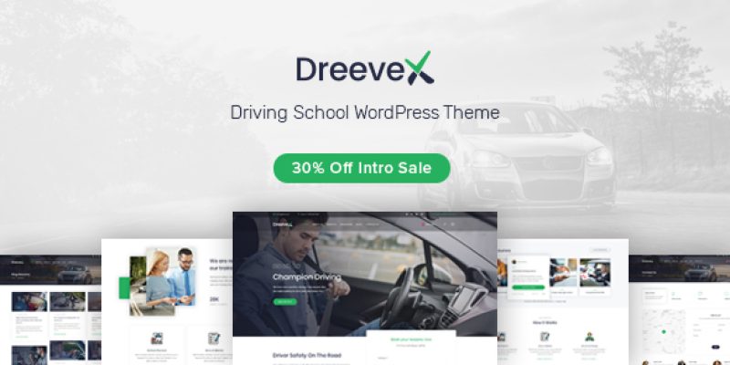 DreeveX – Driving School WordPress Theme