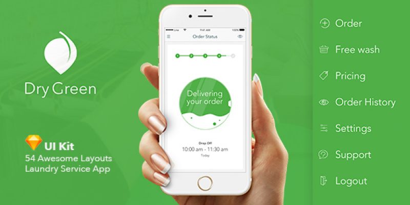 Dry Green – Service App UI