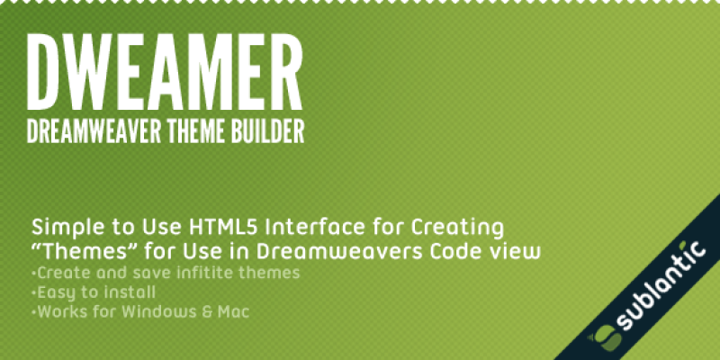 Dweamer – Dreamweaver Theme Builder