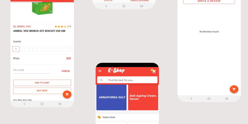 E-Shop — Flutter E-Commerce App Using Rest API, Scooped Model with E-Commerce UI Kit