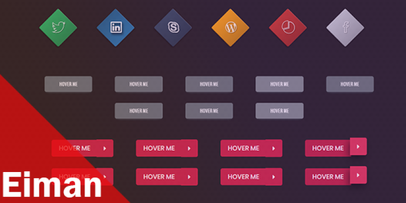 EIMAN CSS3 Buttons Collection