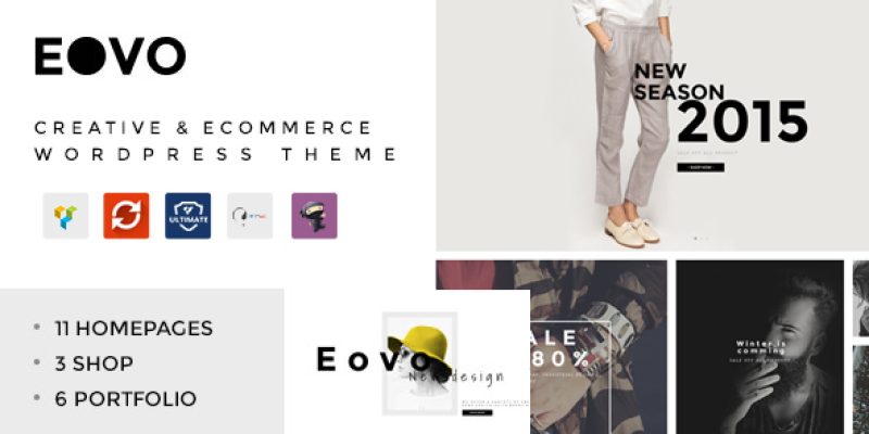 EOVO – Creative & eCommerce WordPress Theme