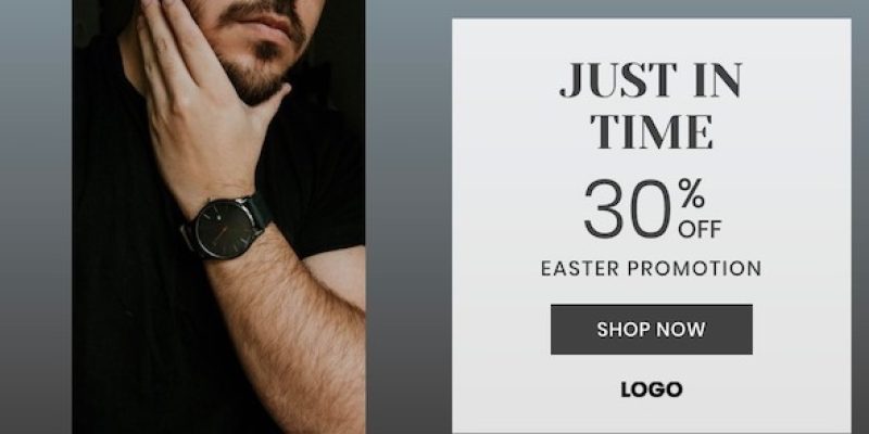 Easter Product (Watch) Sale Ad Banner set