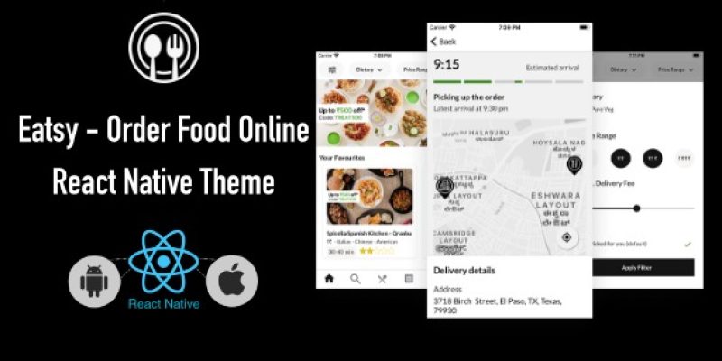 Eatsy React Native Theme