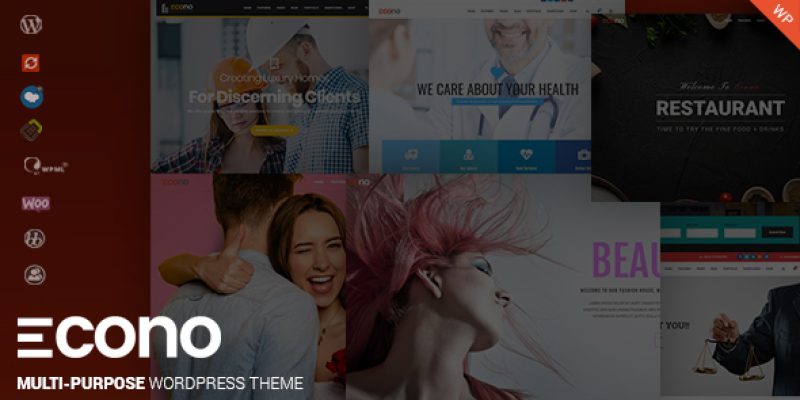 Econo – Creative MultiPurpose WordPress Theme