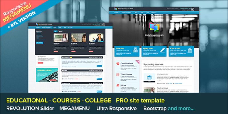 Edu – Educational and Courses Site Template