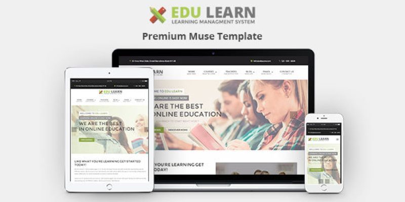 EduLearn – Education, School & Courses Muse Template