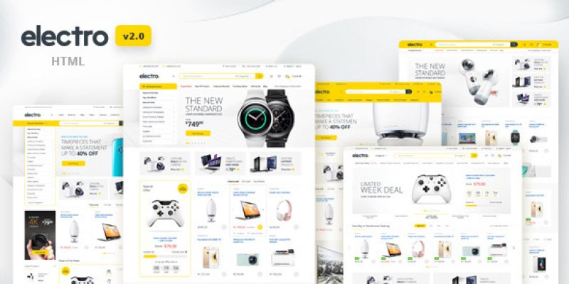 Electro – Electronics eCommerce HTML Template