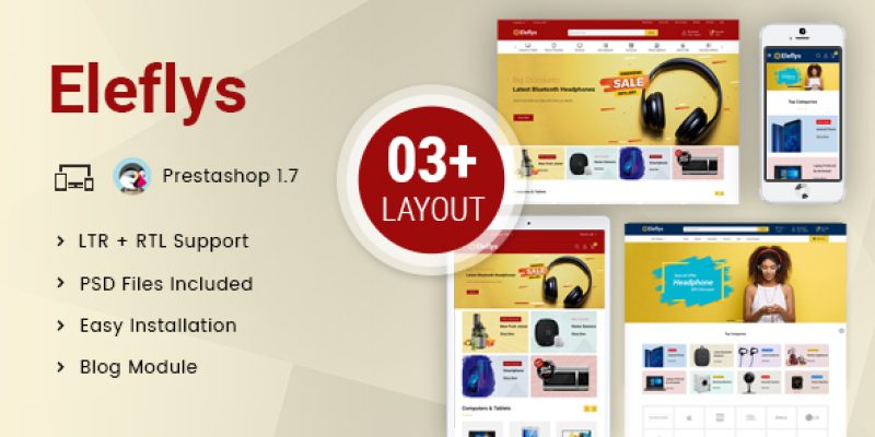 Eleflys – Mega Electronics Prestashop 1.7 Responsive Theme