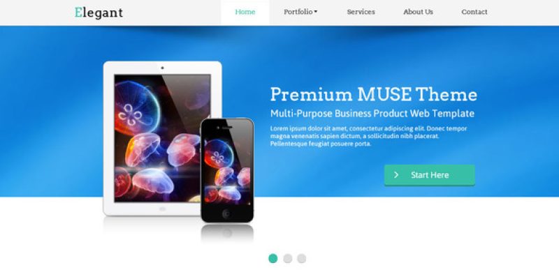 Elegant Muse Web Template