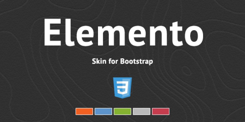 Elemento – Bootstrap Skin