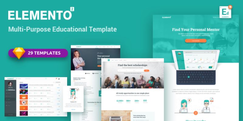 Elemento for Education – Sketch Template