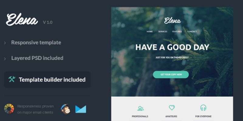 Elena – Responsive Email Template